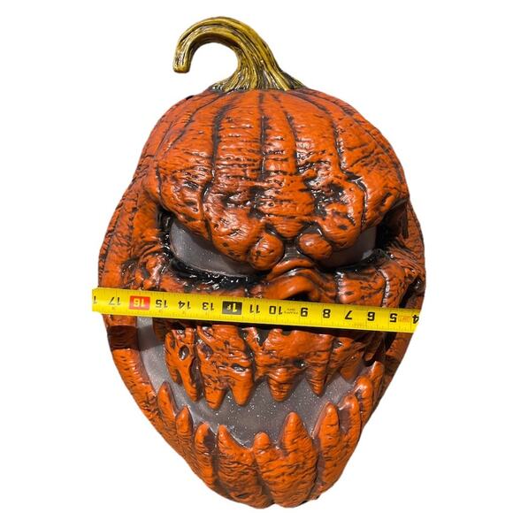 Rotten Patch Halloween Huge 25 In Pumpkin Light Up LED Jack O Lantern New - Picture 8 of 9